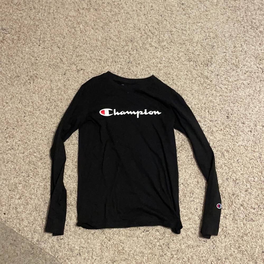 Black and white champion long sleeve